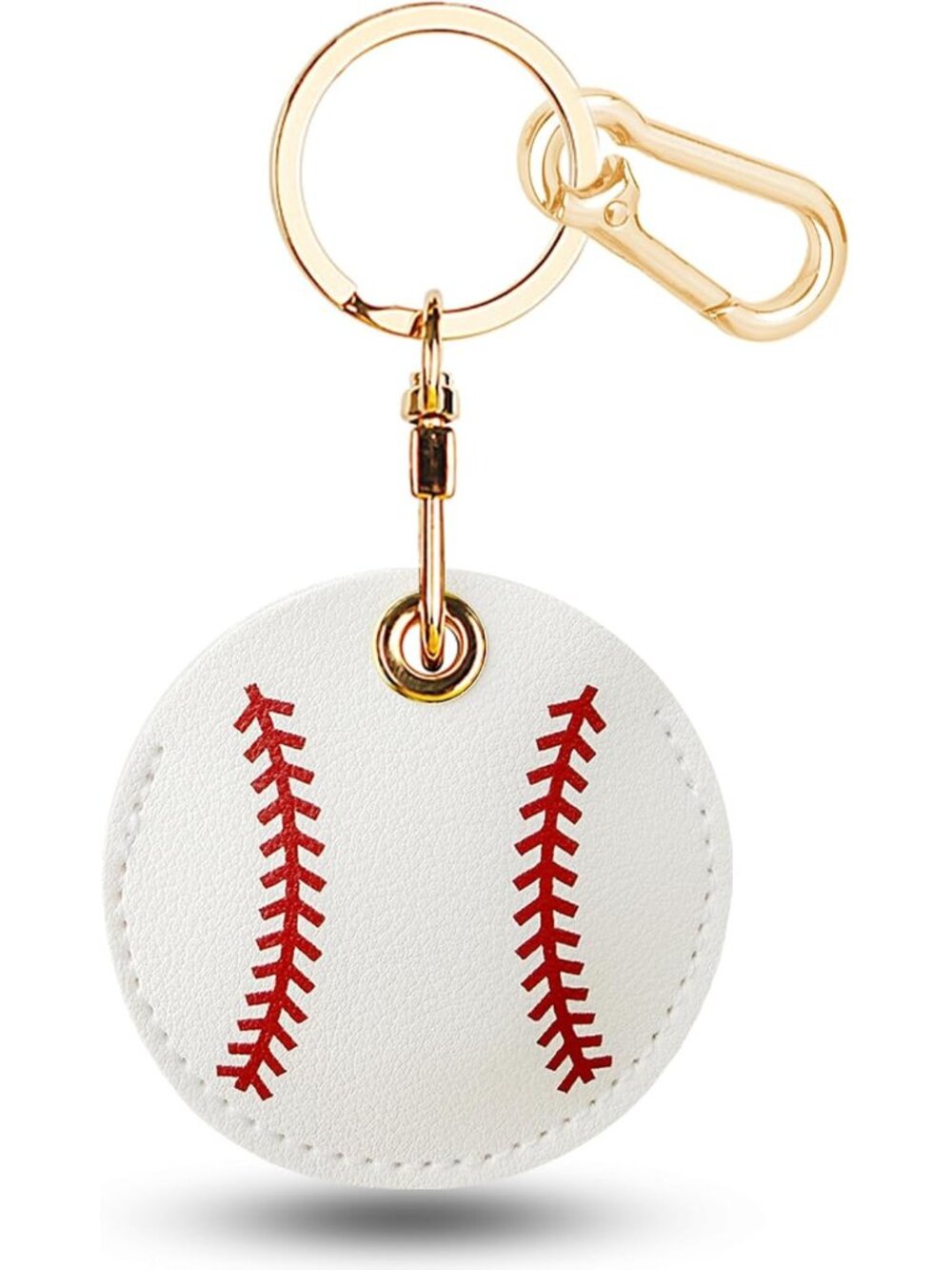Leather Keychain Holder Case for AirTag, Cute Protective Cover for Apple Airtag